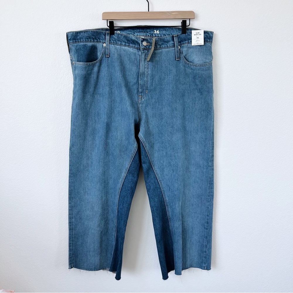 J. Crew Slim Wide Leg Jeans